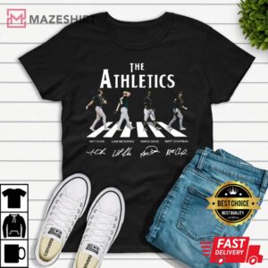 The Athletics Abbey Road Signatures T-Shirt, Oakland Athletics Shirt Gift For Fan