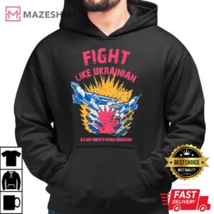 Fight like Ukrainian Support Ukraine flag hoodie