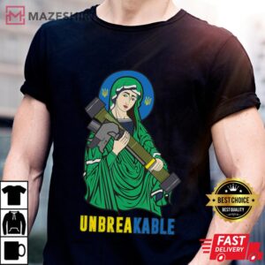 I Stand With Ukraine Saint of Javelins Supporter unbreakable black t shirt 2