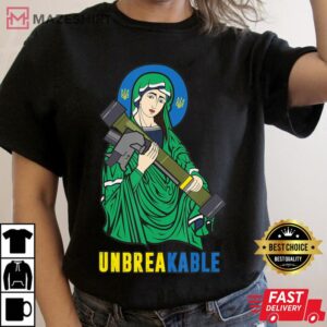 I Stand With Ukraine Saint of Javelins Supporter unbreakable Women black t shirt 2