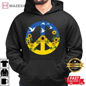 Sunflower Ukrainian Flag I Stand With Ukraine Ukraine Peace hoodie 2