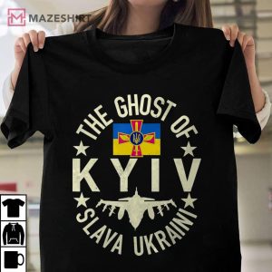 The Ghost of Kyiv I Stand With Ukraine Support Ukraine Unisex T-Shirt