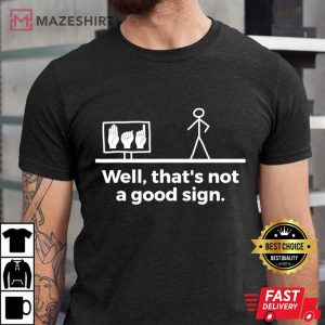 Funny ASL American Sign Language black t shirt 2