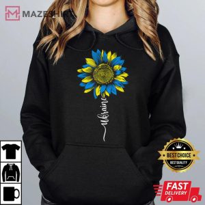 Sunflower Ukraine Flag Shirts Support Ukraine Love Peace hoodie 2