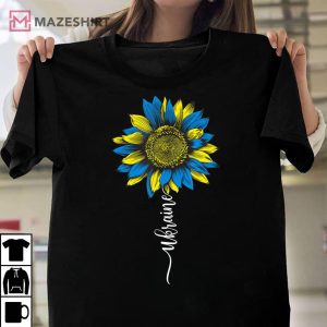Sunflower Ukraine Flag Shirts Support Ukraine Love Peace Unisex shirt 2