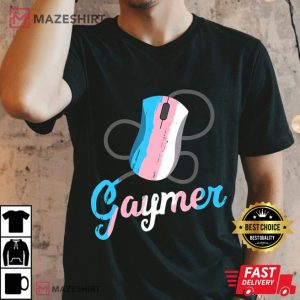 Transgender PC Gaymer Geek Pride Trans LGBT Computer Gamer Men black t shirt 3
