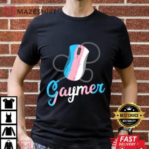 Transgender PC Gaymer Geek Pride Trans LGBT Computer Gamer Men black t shirt