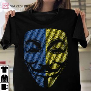 Anonymous for ukraine Unisex shirt 2