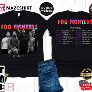 Foo Fighters Tour US Stadium 2022 Taylor Hawkins Gift For Fan T-Shirt