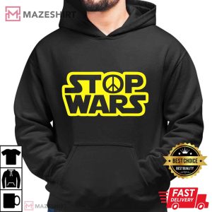 Stop Wars In Ukraine Shirt Ukraine Support Men black hoodie 2