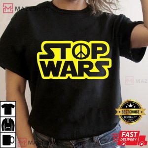 Stop Wars In Ukraine Shirt Ukraine Support Women black t shirt 2