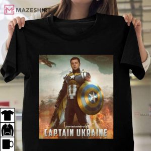 Zelensky Captain Ukraine Hero support ukraine ukrainian Unisex shirt 2