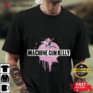 32. Machine Gun Kelly Mainstream Sellout Splatter T Shirt Men black t shirt 2