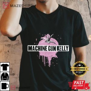 32. Machine Gun Kelly Mainstream Sellout Splatter T Shirt Men black t shirt