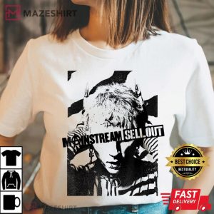 35. Machine Gun Kelly Wavy Portrait T Shirt Women 2 t shir