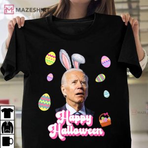 6. Funny Joe Biden Happy Halloween Confused Easter Biden Bunny T Shirt Unisex shirt 2