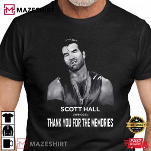 Thank You For The Memories Scott Hall RIP 1958-2022 Gift For Fan T-Shirt