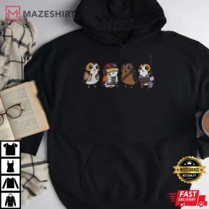 Star Wars Cute Porgs Dressed As Characters Portrait hoodie