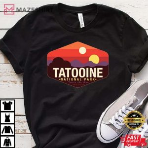 Tatooine Sunset Star Wars, Luke Skywalker Cartoon Gift For Fan T-Shirt