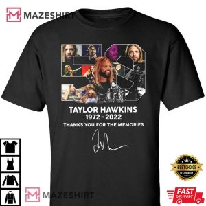 Taylor Hawkins Foo Fighters Shirt Rip Taylor Hawkins