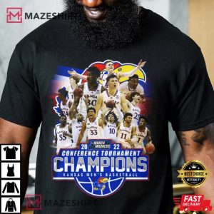 Kansas Jayhawks Champions March Madness Final Four NCAA 2022 Gift For Fan T-Shirt