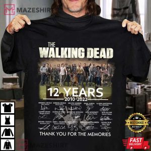 The Walking Dead 12 Years Anniversary 2010 2022 Gift For Fan T-Shirt