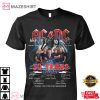 Acdc 50 Years Anniversary 1973 2023 Thank You For The Memories Gift For Fan T-Shirt