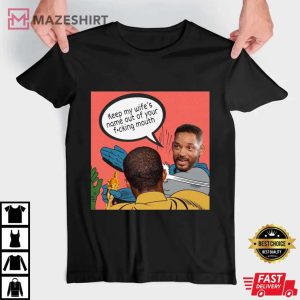 Will Smith Slaps Chris Rock on Oscars meme Funny T-Shirt