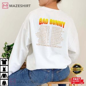 Bad Bunny El Ultimo Tour Del Mundo 2022 Back Sweatshirt