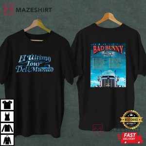 Bad Bunny El Ultimo Tour Del Mundo 2022 Shirt