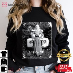 Dolly Parton Vintage Truck Women black sweatshirt