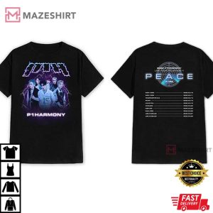 P1HARMONY Peace Tour 2022, P1Harmony US Tour Gift For Fan T-Shirt