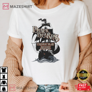 Black Beards Bar and Grill T shirt Our Flag Means Death Vintage LGBT T Shirt