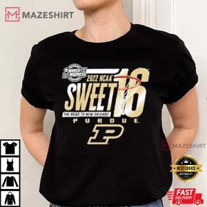 Purdue Boilermakers men's Basketball Sweet 16 March Madness 2022 T-Shirt