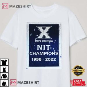 Xavier Shirt NIT Champion Shirt Xavier Winner Shirt