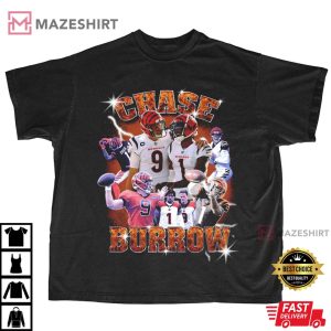 Joe Burrow JaMarr Chase Vintage Style Tee Cincinnati Bengals Super Bowl