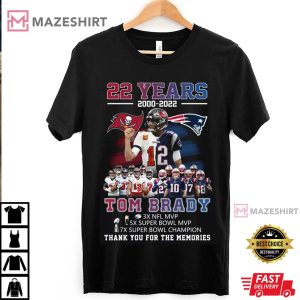 Thank for the memories Tom Brady shirt Legends Tom Brady MVP Shirt