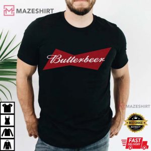 Butterbeer Shirt Distressed Graphic Potter Shirt Magical Gifts Wizard School T Shirt