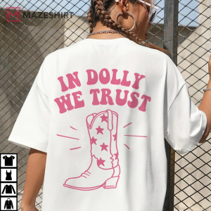 In Dolly We Trust Pink Tee