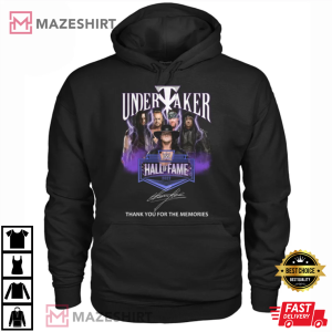 Undertaker Hall Of Fame 2022 Signature Thank You For The Memories Hoodie