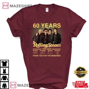 60 Years Rolling Stones 1962 2022 Thank You For The Memories