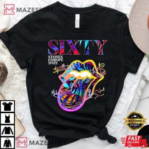 The Rolling Stones Sixty Stones Europe 2022 Signatures Shirt 60th Anniversary 1962 2022 T Shirt