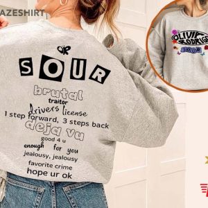 Olivia Rodrigo Shirt Sour Tour Shirt Olivia Rodrigo The Sour Tour 2022 Sweatshirt