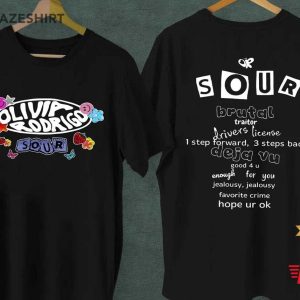 Olivia Rodrigo Shirt Sour Tour Shirt Olivia Rodrigo The Sour Tour 2022 T shirt