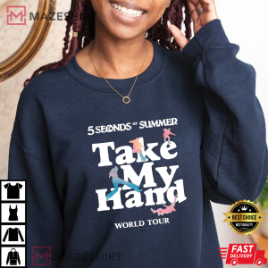 5SOS Take My Hand World Tour Black Sweatshirt 5 Seconds of Summer