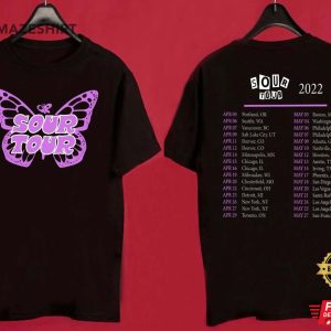 Sour Tour Shirt Olivia Rodrigo Shirt Olivia Rodrigo The Sour Tour 2022 Tshirt