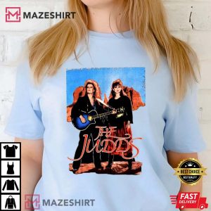 The JUDDS 1990 Farewell Tour Shirt Love Can Build A Bridge Vintage Country Music Naomi Wynonn Tee