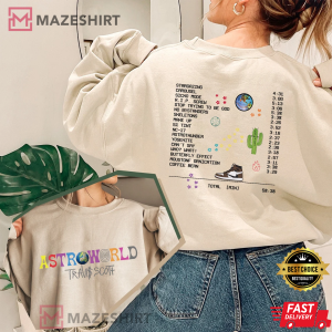 Travis 2022 Welcome to Astroworld Receipt Sweatshirt Astorworld Full Album 2022
