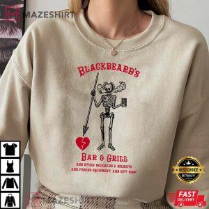 Blackbeard's Bar and Grill Shirt, Our Flag Means Death Shirt, OFMD Stede and Blackbeard Shirt, Gay Pirates Shirt