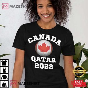 Canada World Cup Shirt Canada Soccer Shirt Canada Qatar Tee